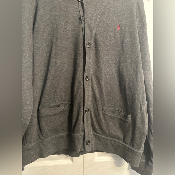 Polo Ralph Lauren Estate Ribbed Cardigan size XL gray - Picture 4 of 9